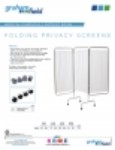 Product Sheet - Folding Privacy Screen
